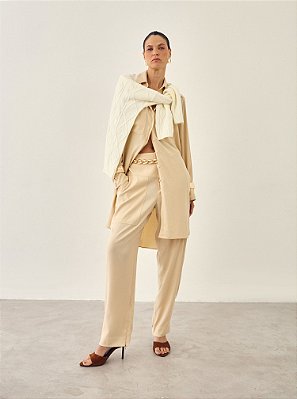 Calça Janaina de Liocel Bege