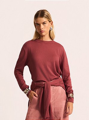 Blusa Mesh Tricot Vermelha