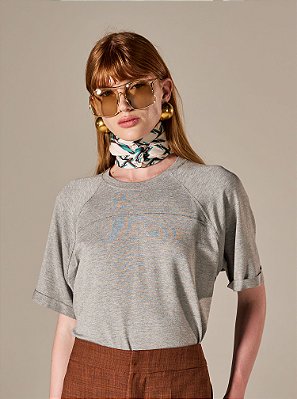 T-shirt Malha Petúnia Viscose