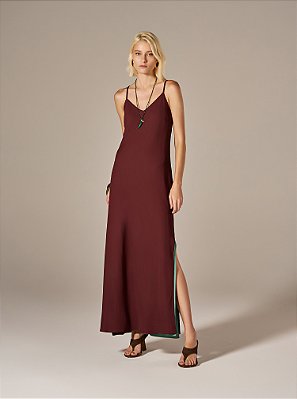 Vestido Dupla Face Azaleia Poliéster