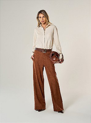 Calça Lírio Marrom