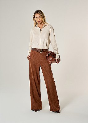 Calça Lírio Marrom