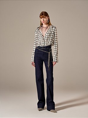 Calça Jeans Reta Liz