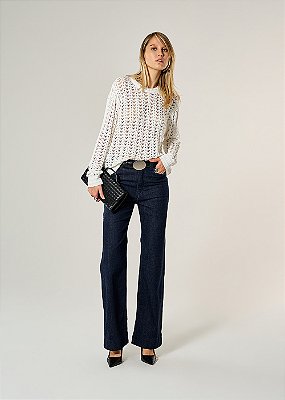 Calça Jeans Reta Liz