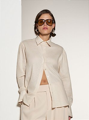 Camisa Cambraia Andreza Cru