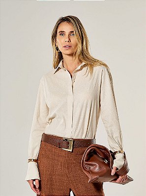 Camisa Cambraia Andreza Cru