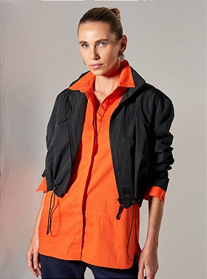 Camisa Tricoline Elisa Laranja