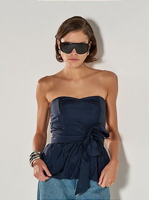 Blusa Peplum Cassia Marinho