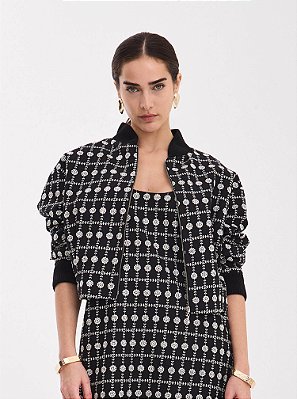 Bomber Bordada Andy Preta