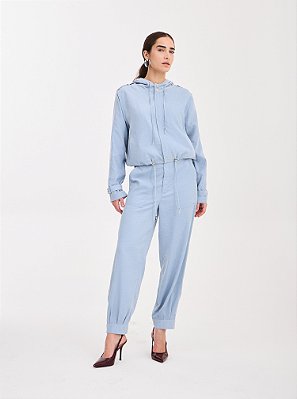 Conjunto Cupro Sophi Azul Claro