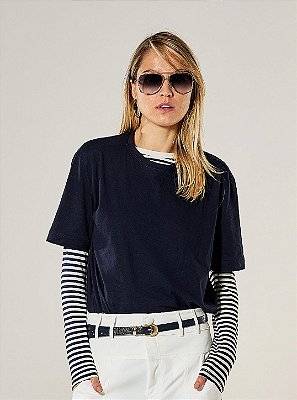T-Shirt Malha Alana Marinho