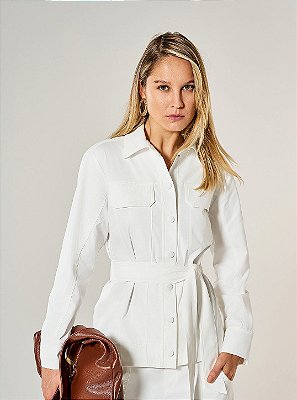 Parka Alfaiatria Isabel Off White