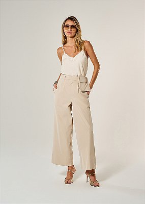 Calça Alfaiataria Paloma Bege