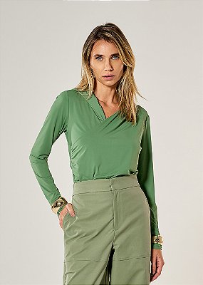 Blusa Eloisa Verde Oliva