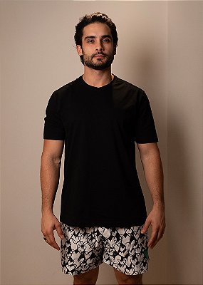 Shorts Acetinado Masculino Lorenzo Estampado