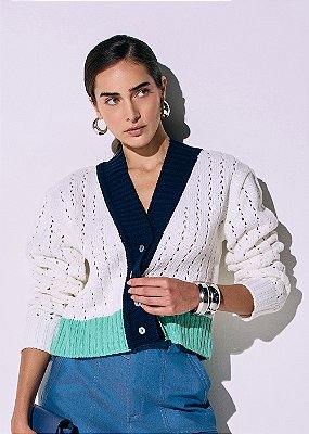 Cardigã Tricot Anne Colors