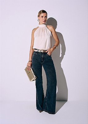 Calça Jeans Edina Preto