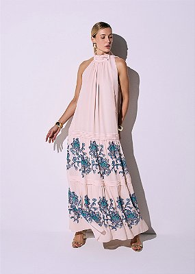 Vestido Chiffon Silvia Estampado