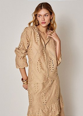 Jaqueta Bomber Laise Irene Caqui
