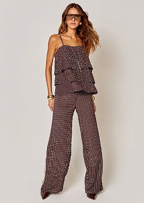 Calça Chiffon Lolla Poá