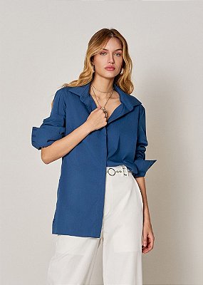 Camisa Tricoline Deise Marinho