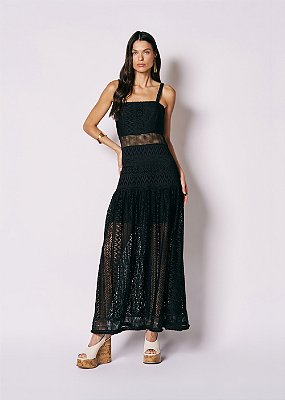 Vestido Renda Greta Preto