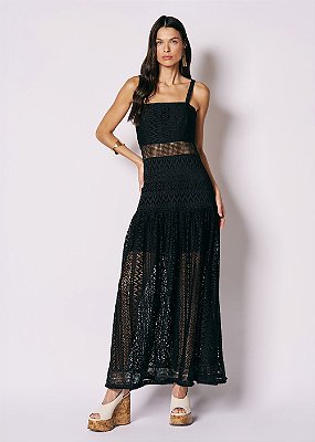 Vestido Renda Greta Preto