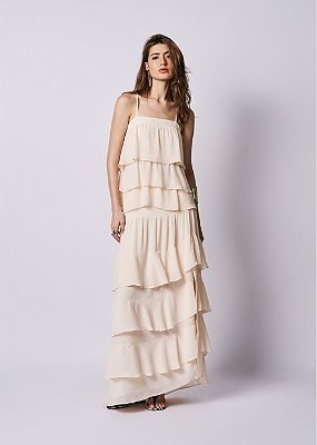 Saia Chiffon Samira Nude