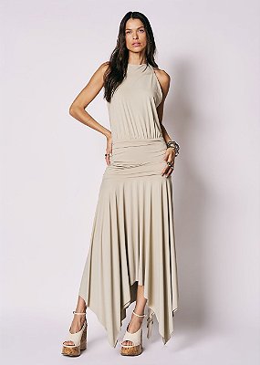 Vestido Malha Pamela Bege