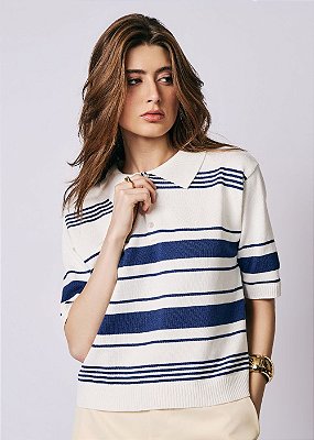 Blusa Tricot Luci Marinho