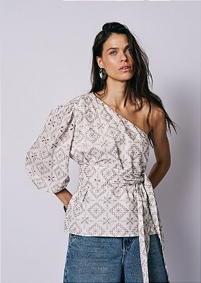 Blusa Algodão Thelma Off White