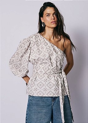 Blusa Algodão Thelma Off White