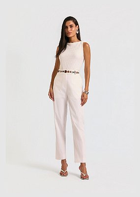 Calça Sarja Ivy Off White