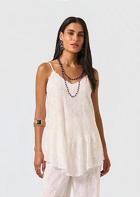 Blusa Renda Rejane Off White