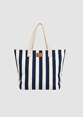 Bolsa Bela em Sarja Listrada