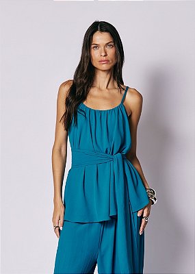 Regata Chiffon Mavie Turquesa