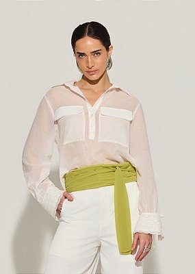 Camisa Algodão Kiara Off-White
