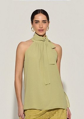 Blusa Chiffon Marcela Verde