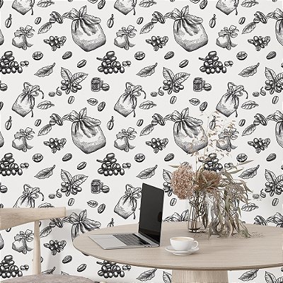 Papel de Parede Lanchonete Grãos