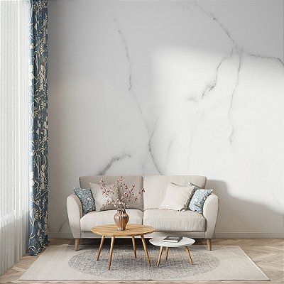 Papel de Parede Mármore Branco