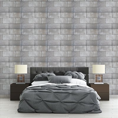 Papel de Parede Concreto em tijolos