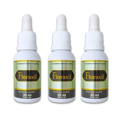 Floraxil 30ml - Kit com 3 Frascos
