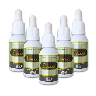 Floraxil 30ml - Kit com 5 Frascos