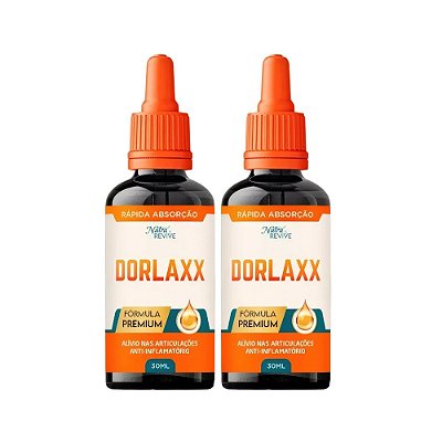 Dorlaxx 30ml: Kit com 2 Frascos