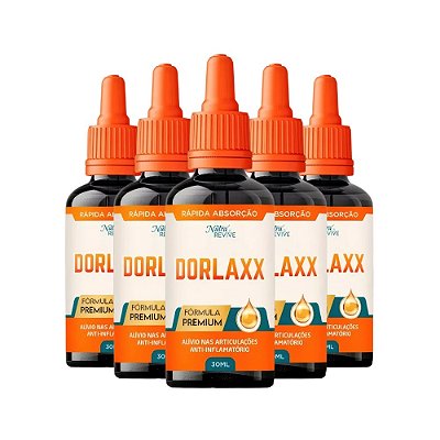 Dorlaxx 30ml: Kit com 5 Frascos