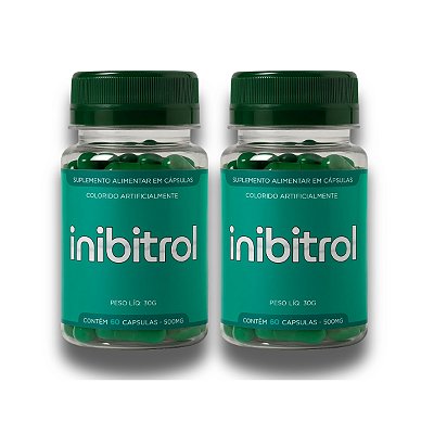 Inibitrol - Kit com 2 Frascos (120 Cápsulas)