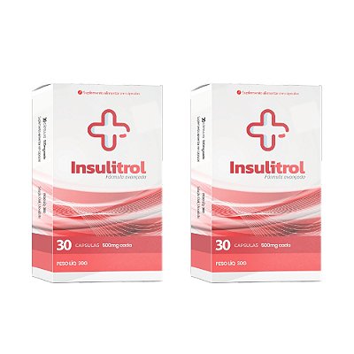 Insulitrol - Kit com 2 Caixas (60 Cápsulas)