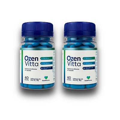 OzenVitta - Kit com 2 Frascos (120 Cápsulas)