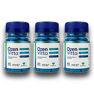 OzenVitta - Kit com 3 Frascos (180 Cápsulas)