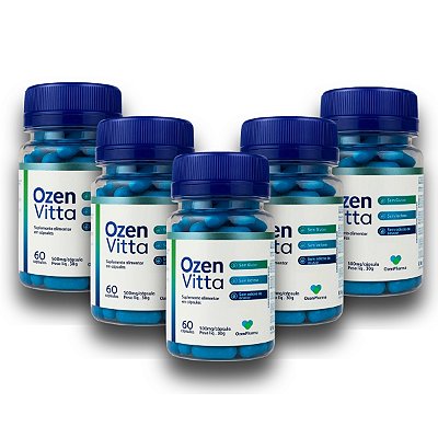 OzenVitta - Kit com 5 Frascos (300 Cápsulas)